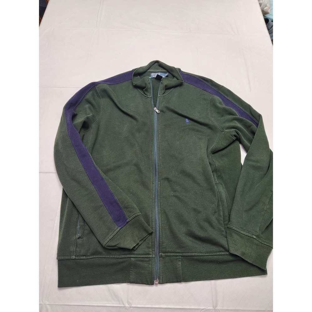 Polo Ralph Lauren‎ Track Jacket Mens XL Full Zip Athletic Retro Classic